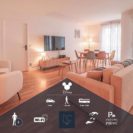 *Disneyland-Paris* 8Pers, Wifi, 2 Parkings Serris Dış mekan fotoğraf